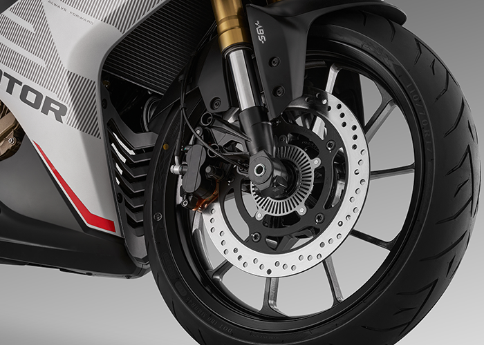 Motocicleta con Monoshock hidraulico