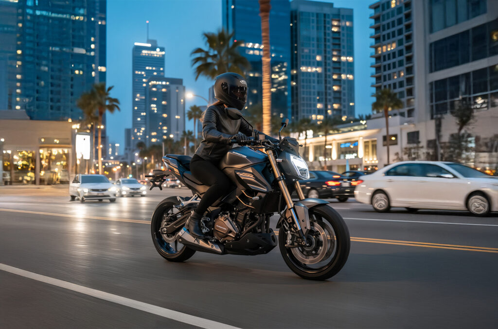 Motocicleta estilo naked SRK 450 C