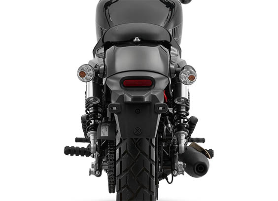 Diseño trasero compacto con carácter cruiser